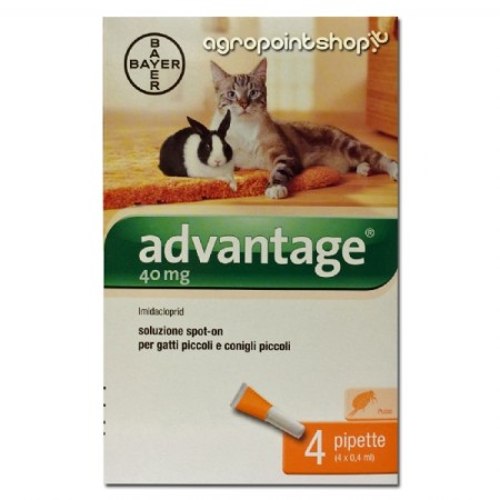 BAYER ADVANTAGE 40mg  GATTI E PICCOLI ANIMALI