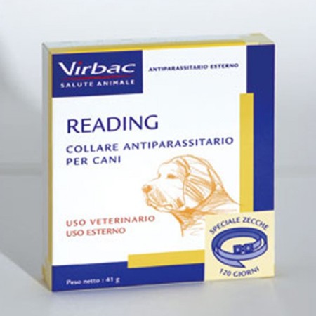  READING  COLLARE ANTIPARASSITARIO PER CANI  SPECIALE ZECCHE 