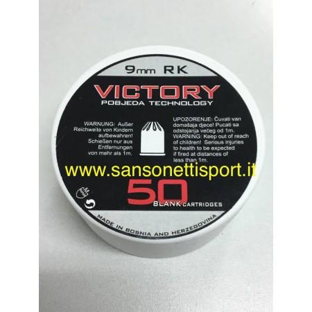 CARTUCCE A SALVE VICTORY CAL. 9MM/380 RK