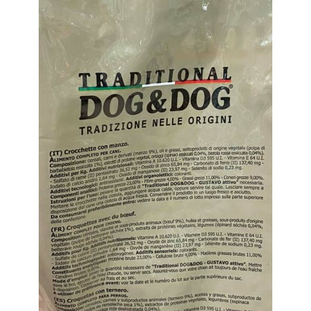 MANGIMI GHEDA DOG&DOG GUSTAVO ATTIVO 10KG