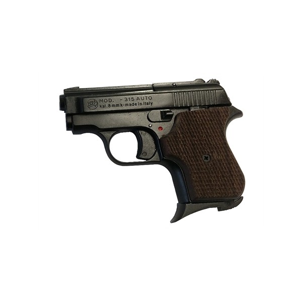 PISTOLA A SALVE BRUNI MOD. 315 AUTO NERO/LEGNO CAL 8 MM