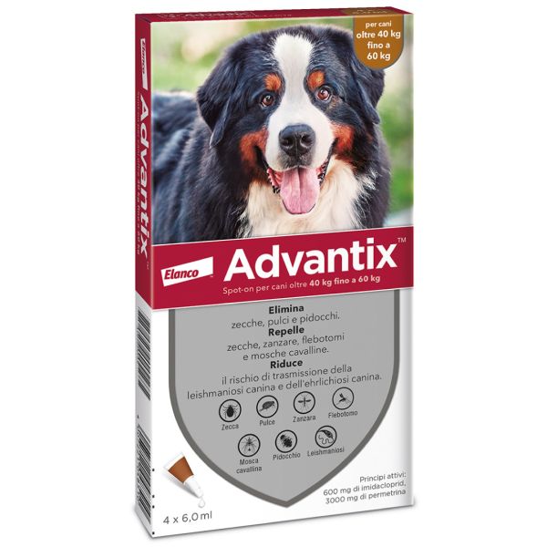 ADVANTIX SPOT ON PER CANI 40-60 KG