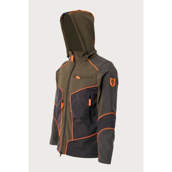 GIACCA DA CACCIA SOFTSHELL RS HUNTING MOD.LV 153 ARANCIONE