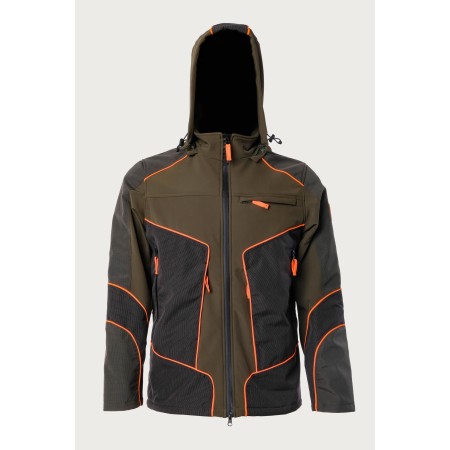 GIACCA DA CACCIA SOFTSHELL RS HUNTING MOD.LV 153 ARANCIONE