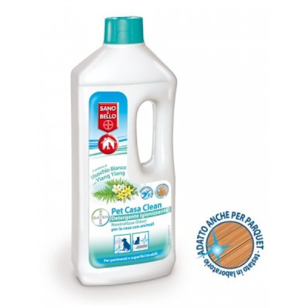 Bayer Pet Casa Clean Detergente Muschio Bianco 1000 ml