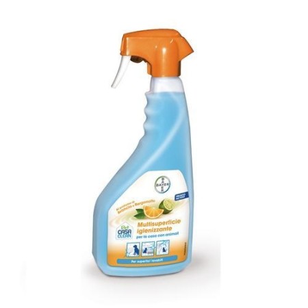 BAYER PET CASA CLEAN MULTIS.IGIEN.arancia e bergamotto ML.750