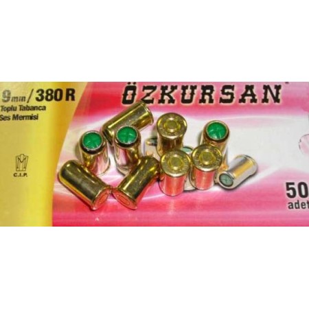 CARTUCCE A SALVE OZKURSAN CAL. 9MM/380R