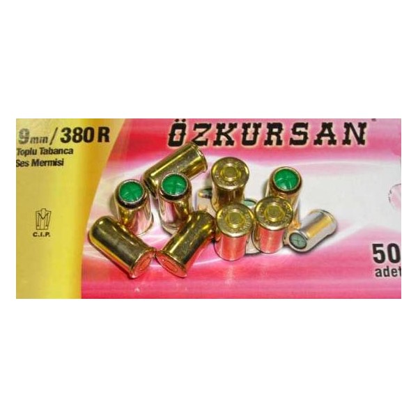 CARTUCCE A SALVE OZKURSAN CAL. 9MM/380R