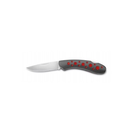 Coltello Tasca Manico Plastica Lama Inox Cm 16