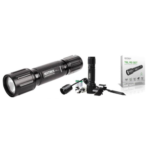 Nextorch TA3 Set Torcia Tattica 550 LUMED + ACCESSORI