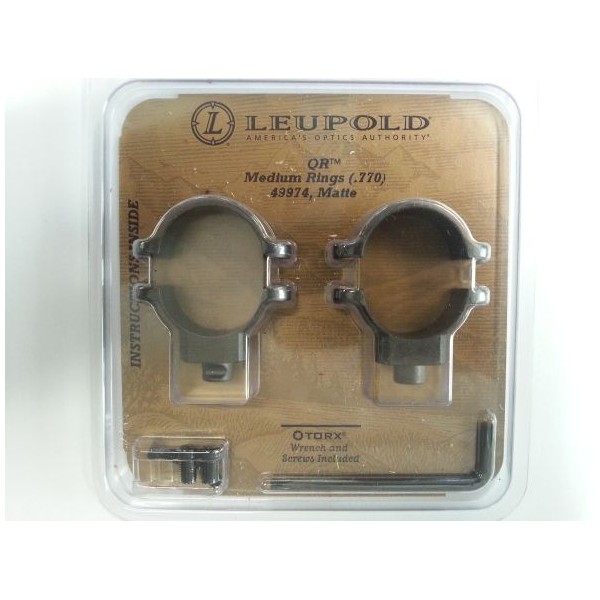 ATTACCHI Anelli Leupold QR da 1''