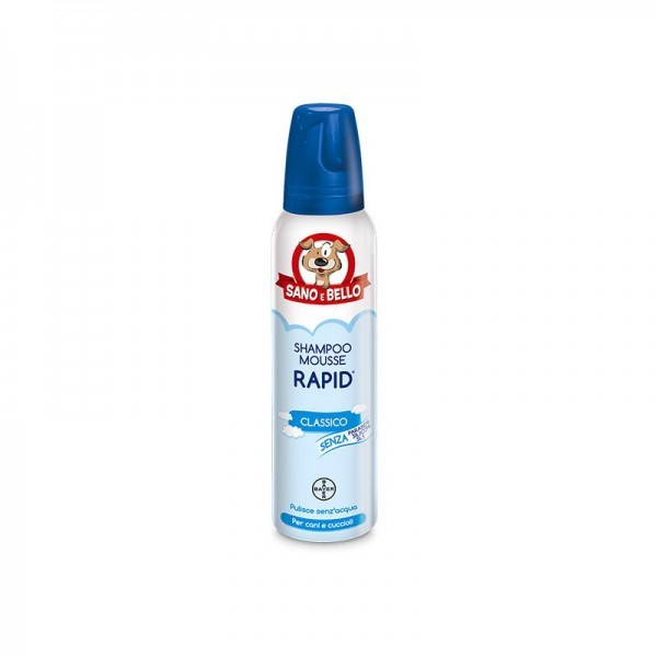 Bayer - Shampoo Mousse "Sano e Bello" Rapid Classico da 300ml