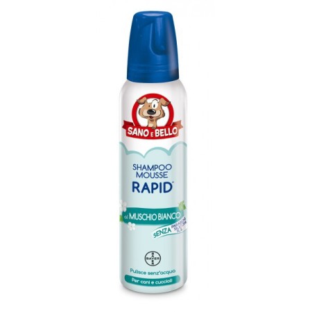 Bayer - Shampoo Mousse "Sano e Bello" Rapid Muschio Bianco 300ml