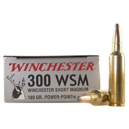 CARTUCCE CARABINA WINCHESTER 300 SHORT MAGNUM GR 180