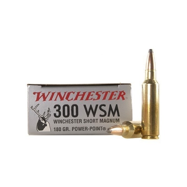 MUNIZIONI CARABINA WINCHESTER 300 SHORT MAGNUM GR 180