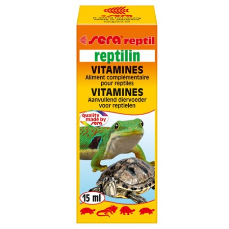 Sera Reptilin Vitamine per tartarughe e rettili in gocce 15ml