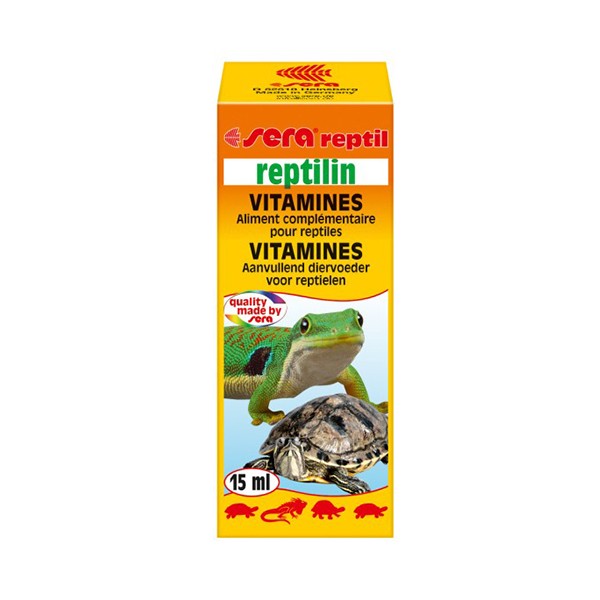 Sera Reptilin Vitamine per tartarughe e rettili in gocce 15ml