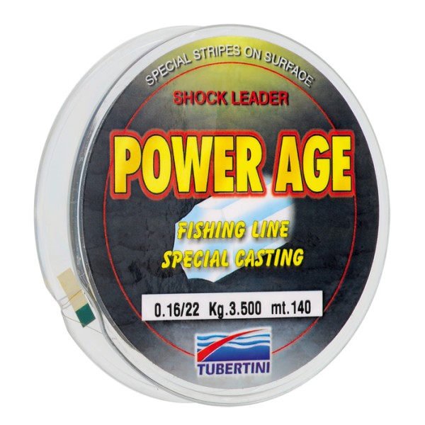 TUBERTINI MONOFILI SHOCK LEADERS POWER AGE